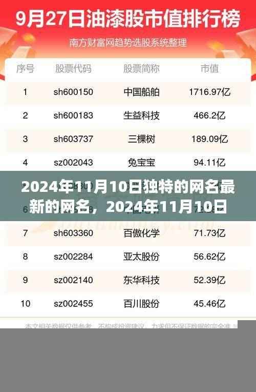 2024年独特网名趋势,个性表达与社交影响的完美交织