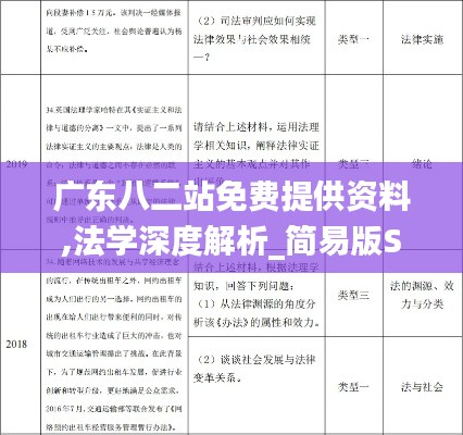 广东八二站免费提供资料,法学深度解析_简易版SVB8.29