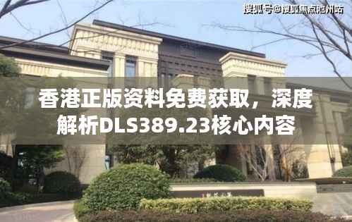 香港正版资料免费获取,深度解析DLS389.23核心内容