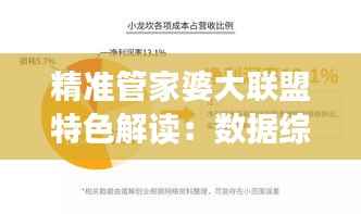 精准管家婆大联盟特色解读:数据综合分析揭示QAI477.85奥秘