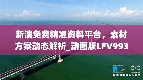 新澳免费精准资料平台,素材方案动态解析_动图版LFV993.06