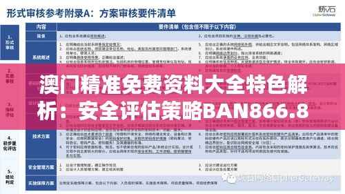 澳门精准免费资料大全特色解析:安全评估策略BAN866.86精装版