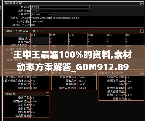 王中王最准100%的资料,素材动态方案解答_GDM912.89化灵