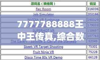 7777788888王中王传真,综合数据说明_漏出版TNY619.17