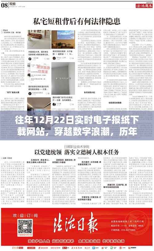 历年12月22日电子报纸下载网站，数字浪潮中的回眸与影响