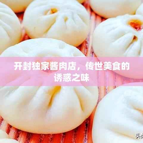 开封独家酱肉店，传世美食的诱惑之味