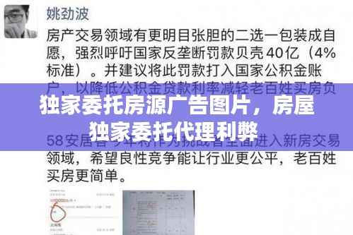 独家委托房源广告图片,房屋独家委托代理利弊