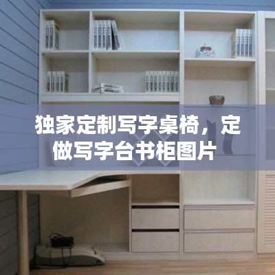 独家定制写字桌椅，定做写字台书柜图片 