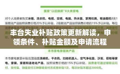 丰台失业补贴政策更新解读，申领条件、补贴金额及申请流程揭秘