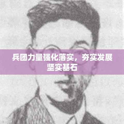 兵团力量强化落实，夯实发展坚实基石