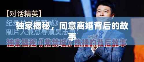 独家揭秘，同意离婚背后的故事
